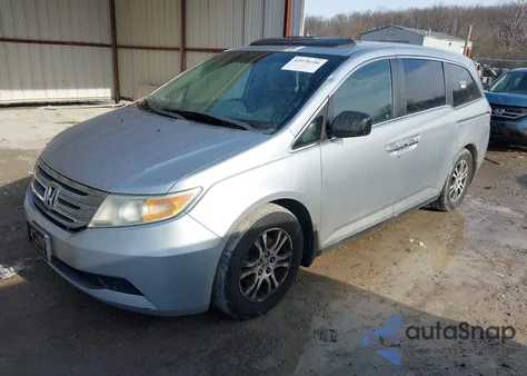 2011 Honda Odyssey Ex-L из США, поврежденный, VIN 5FNRL5H69BB088488